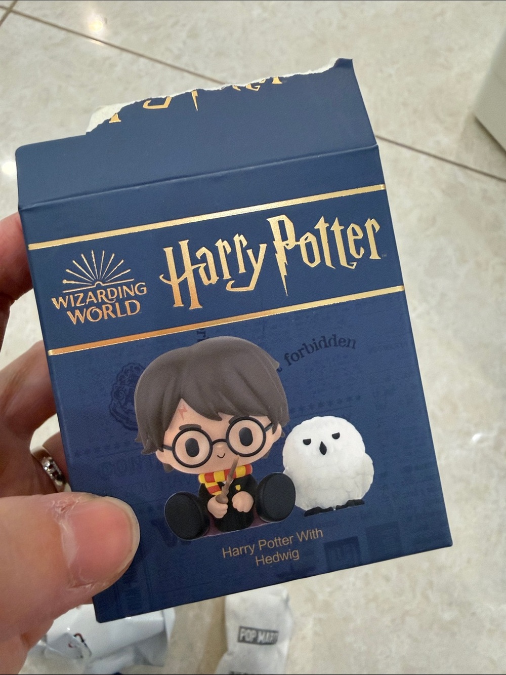 Harry Potter Kids Accessory Case in Navy Blue and Gold